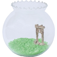 Vissenkom met kartel 28CM