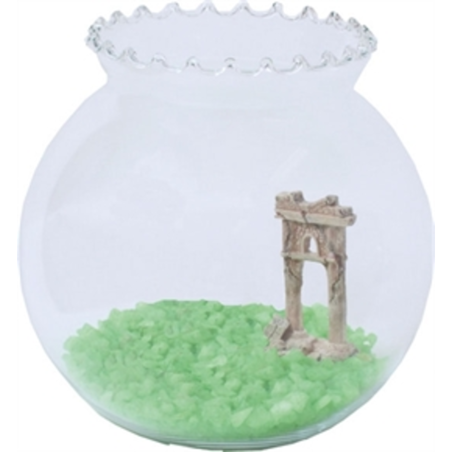 Vissenkom met kartel 28CM