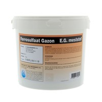 Ferrosulfaat 95% voor gazon 5 kg | ijzermeststof bij ijzergebrek en mosdruk