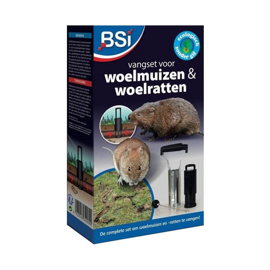 Vangset voor woelmuizen en -ratten