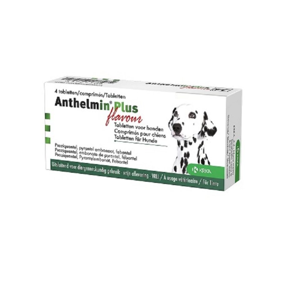 Anthelmin plus flavour worm 4 tabletten