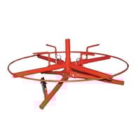 Haspel voor zwaar staaldraad