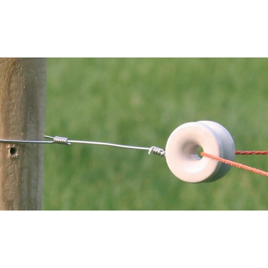 Hoekisolatoren van porselein 10 st