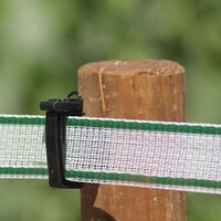 Wit/groen schriklint 200 meter 40mm