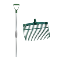 Mestvork kunststof met aluminium steel