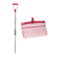 Mestvork kunststof met aluminium steel