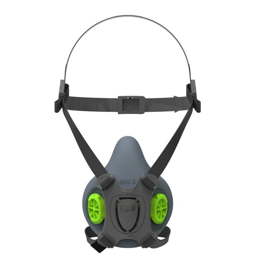 Halfgelaatsmasker 4000 rubber