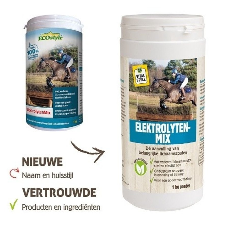 Electrolytenmix voor paard 1KG