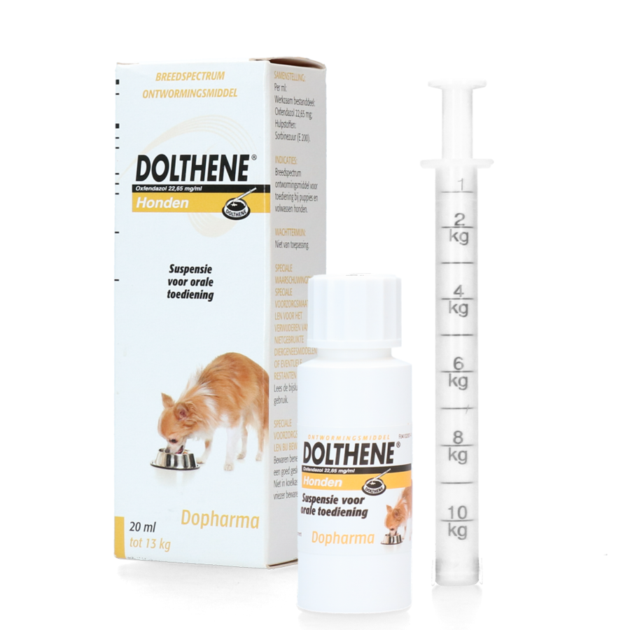 Breedwerkende ontworming voor honden - 20ML