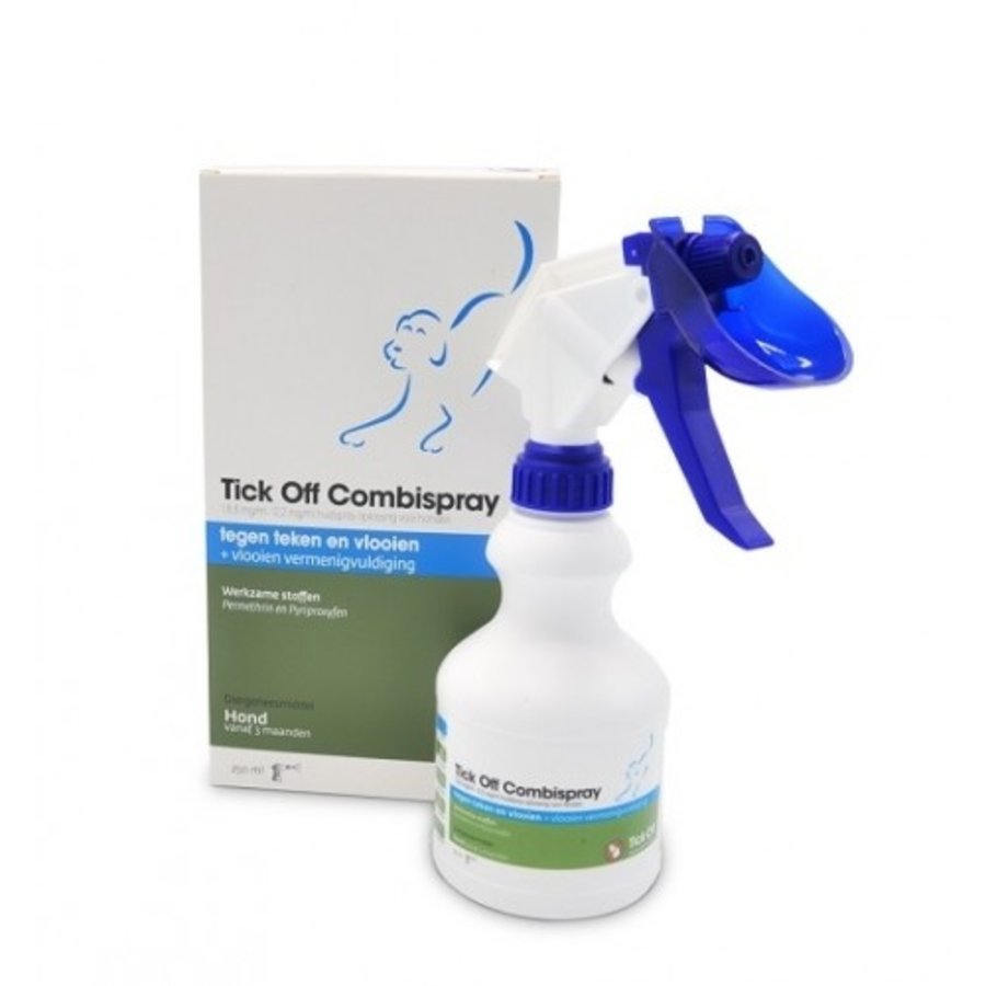 klein emulsie uitvinding Tick off Combispray Hond 250 ML - Junai.nl