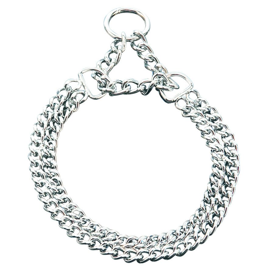 Dressuurketting hond 2 mm | 60 cm | keuze 2 rijen of 3 rijen