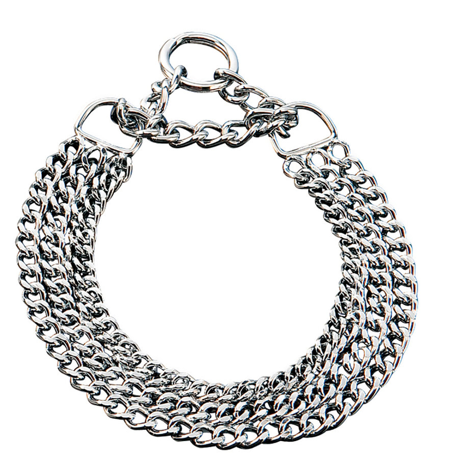 Dressuurketting hond 2 mm | 60 cm | keuze 2 rijen of 3 rijen