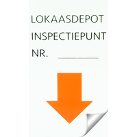 Sticker "Inspectiepunt"