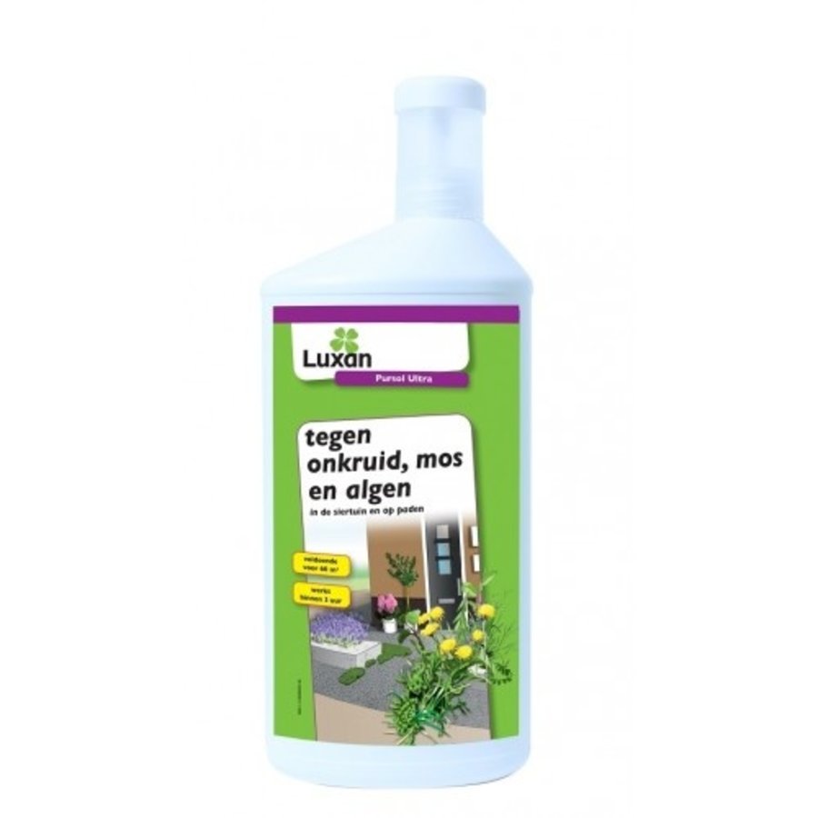 Pursol Ultra concentraat tegen onkruid, mos en algen | 500 ml en 1 liter