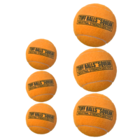 Tuff Balls Squeak oranje 3 stuks