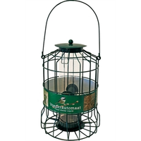 Metalen voederautomaat voor kleine vogels