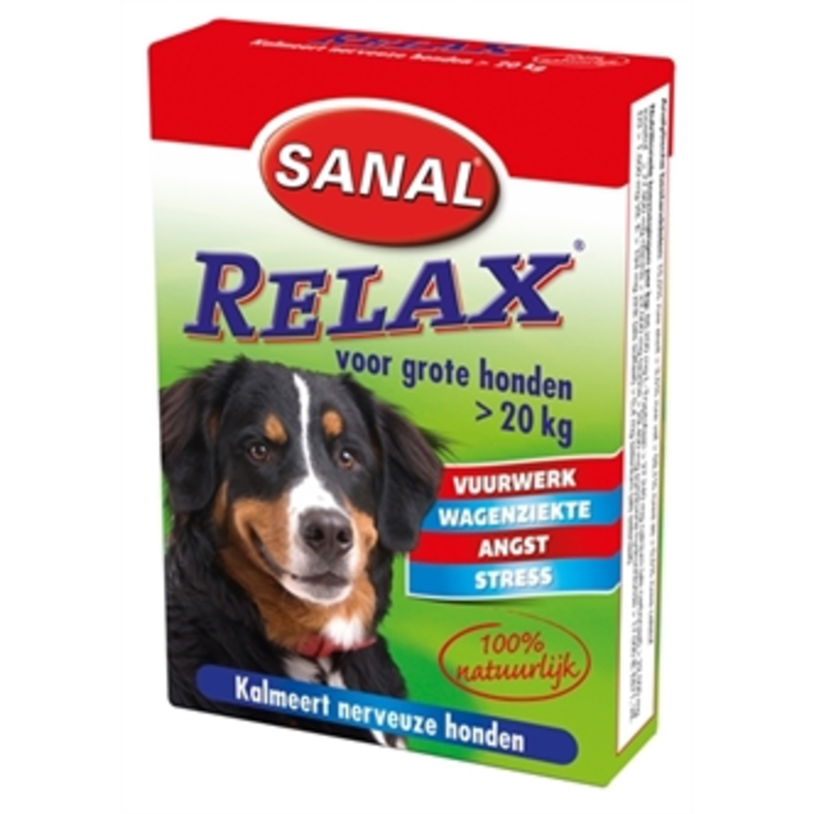 Dog Relax kalmeringstablet Large vanaf 20KG