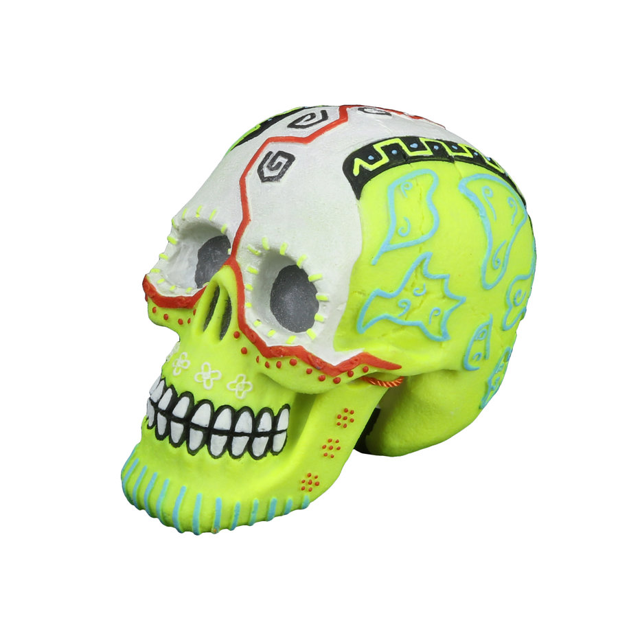 Dia de los Muertos schedel aquarium ornament | glow in the dark