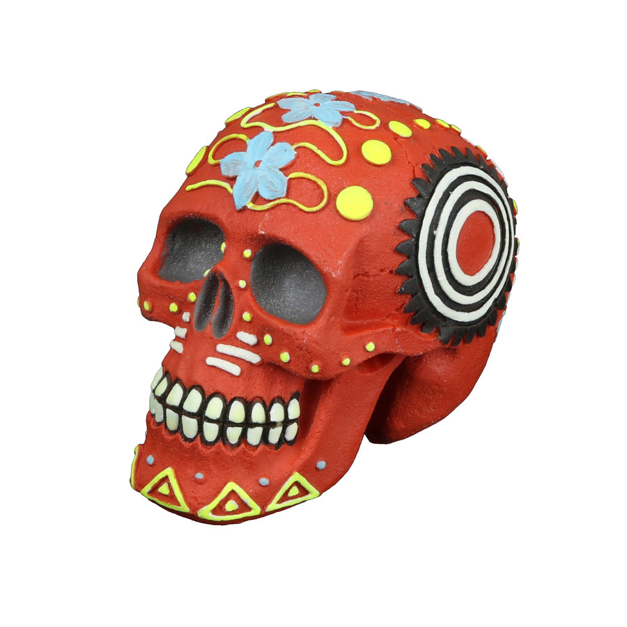 Dia de los Muertos schedel aquarium ornament | glow in the dark