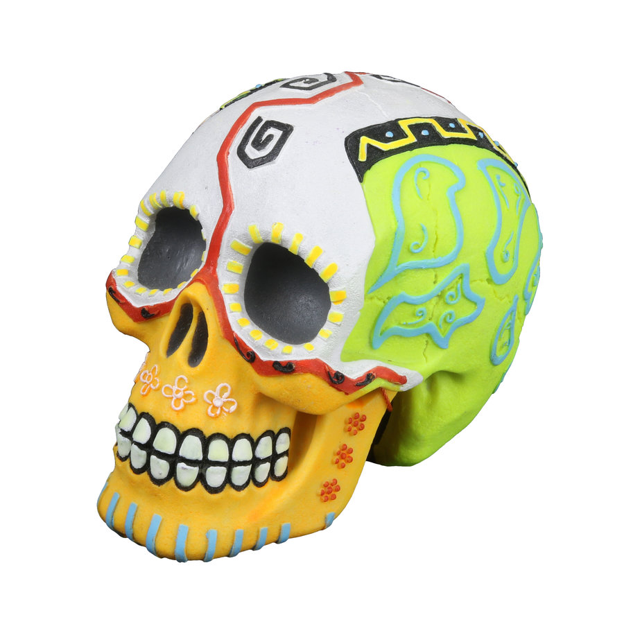 Dia de los Muertos schedel aquarium ornament | glow in the dark