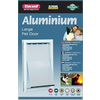 Hondenluik tot 45 kg aluminium wit 640