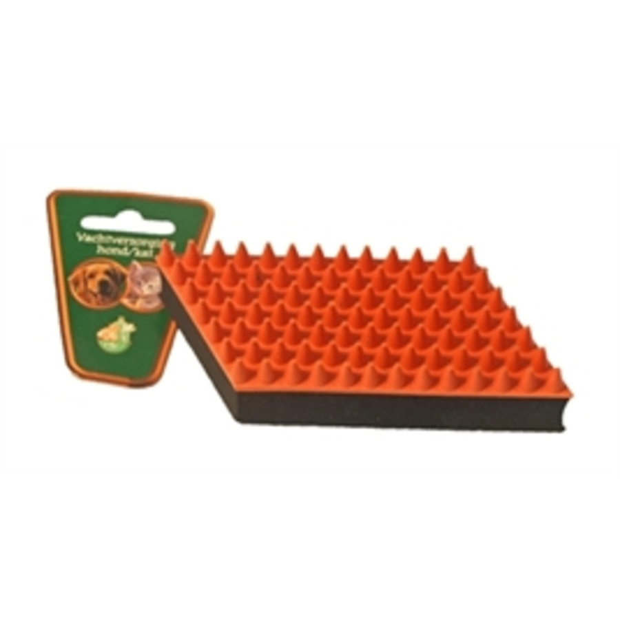 Rubber Massageborstel Oranje/Zwart