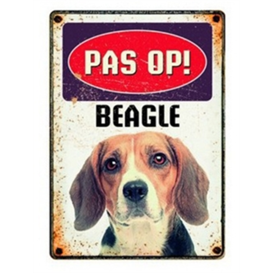 Waakbord PAS OP Blik Beagle