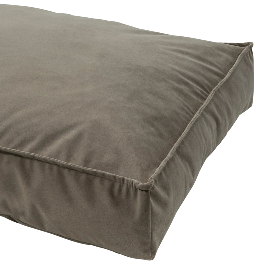 Velours Lounge Cushion taupe