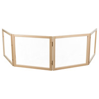 Indoor ren 4 panelen hout voor konijn en cavia