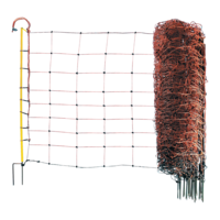 Schapennet met dubbele pen - 90 cm hoog en 50 m lang voor veilige weideafscheiding