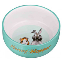 Honey & Hopper Keramische voer & waterbak