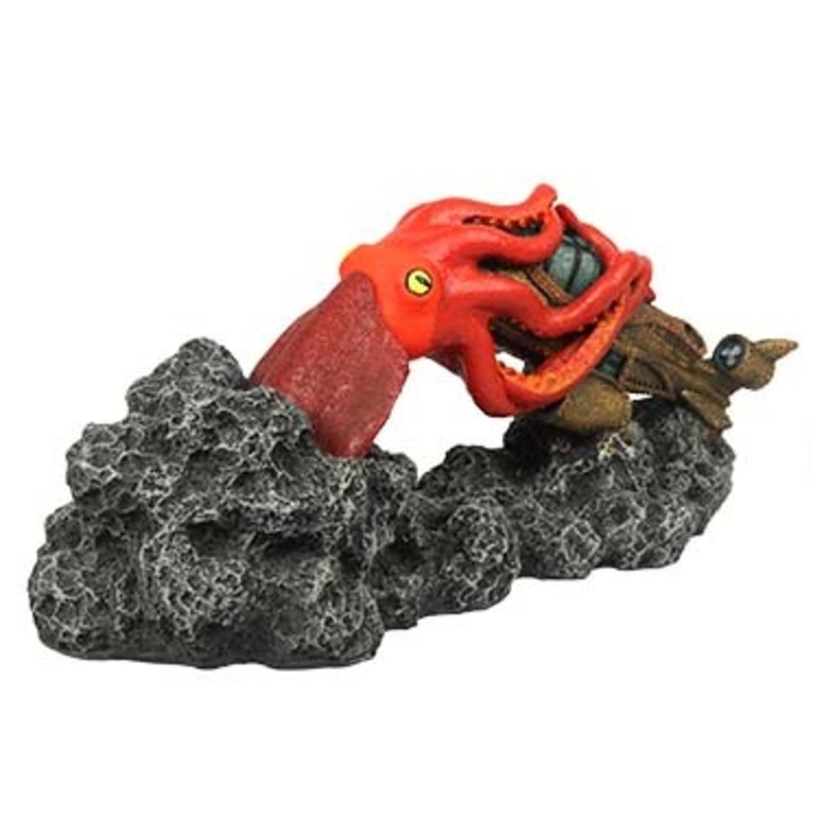 Steampunk kraken aquarium ornament assorti