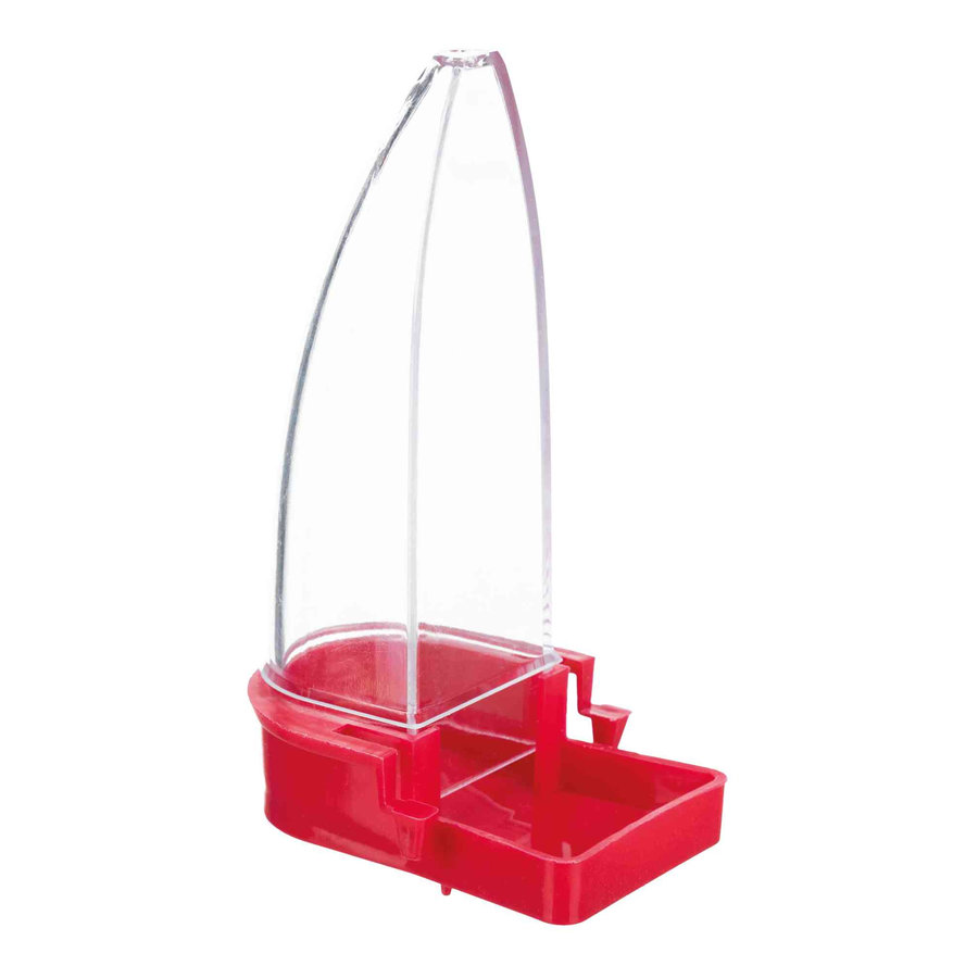 Drinkfles en Voerdispenser 90 ml/12 cm