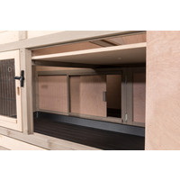 Kleindierverblijf XL met isolatie | 120 x 98 x 94 cm