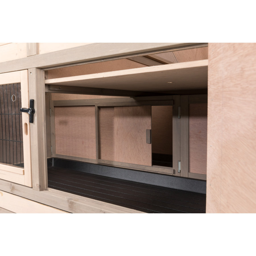 Kleindierverblijf XL met isolatie | 120 x 98 x 94 cm