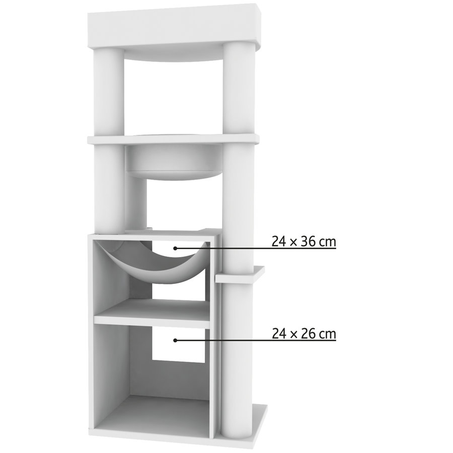 Krabpaal XXL Leandro | 63 x 50 x 163cm
