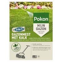 Gazonmest met kalk 3-in-1