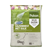 Gazonmest met kalk 3-in-1