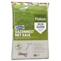 Gazonmest met kalk 3-in-1