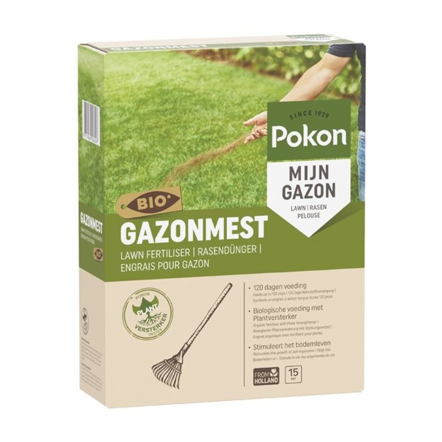 Bio gazonmest voor sterk en groen gazon