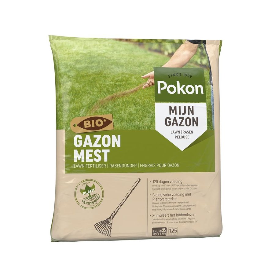 Bio gazonmest voor sterk en groen gazon