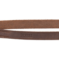 Rustic Vetleer verstelbare Riem