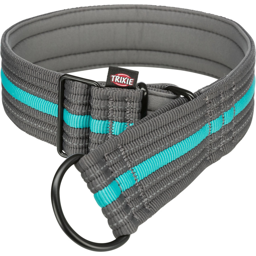 Fusion anti-trek halsband extra breed | neopreen gevoerd | reflecterend
