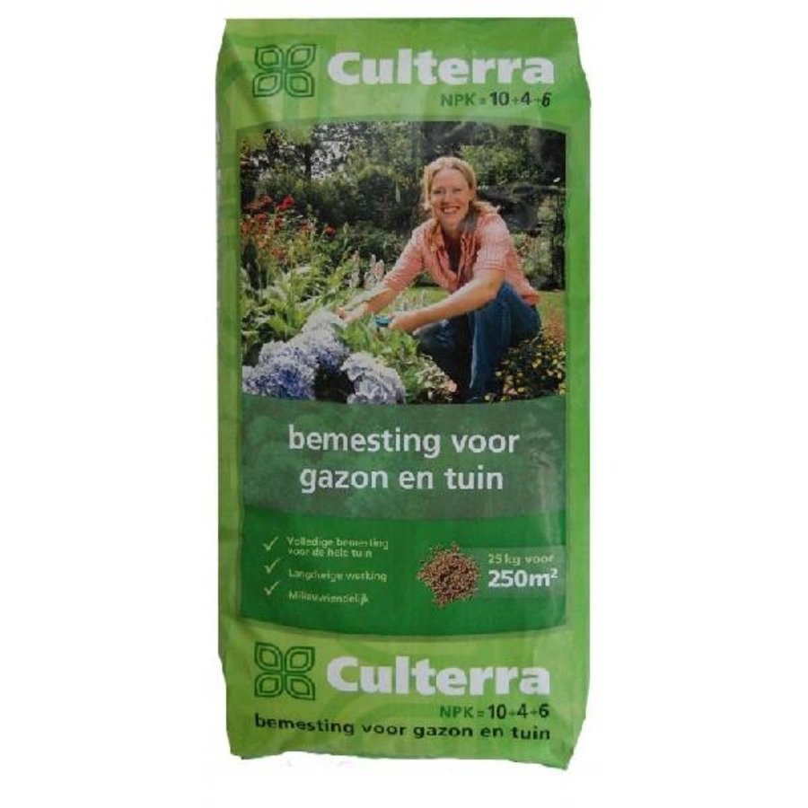Moestuinmeststof organisch-mineraal voor gazon, moestuin en siertuin