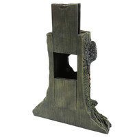 Gecko boom terrariumdecoratie holle boomstam 24,8x16,2x25,4 cm