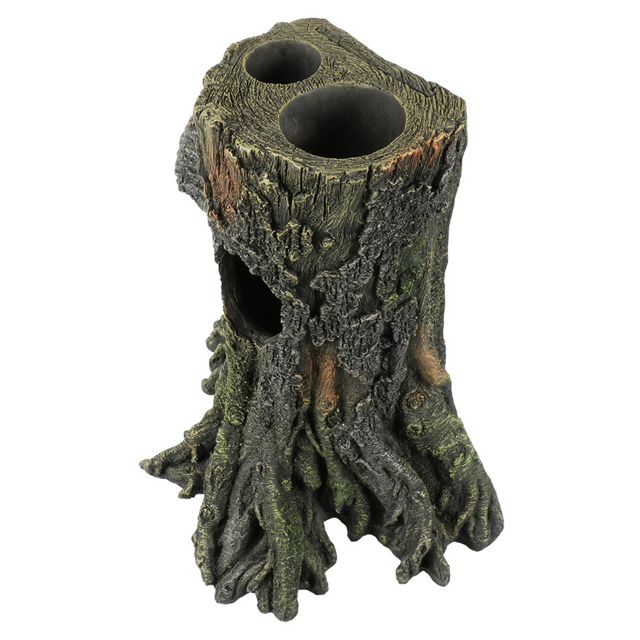 Gecko boom terrariumdecoratie holle boomstam 24,8x16,2x25,4 cm