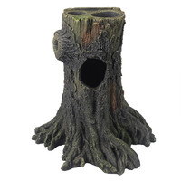Gecko boom terrariumdecoratie holle boomstam 24,8x16,2x25,4 cm
