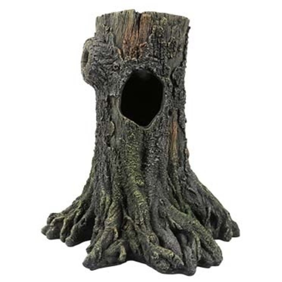 Gecko boom terrariumdecoratie holle boomstam 24,8x16,2x25,4 cm