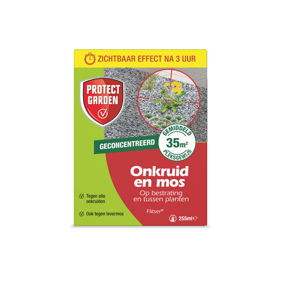 Flitser onkruidbestrijder concentraat voor circa 35 m² | 255 ml