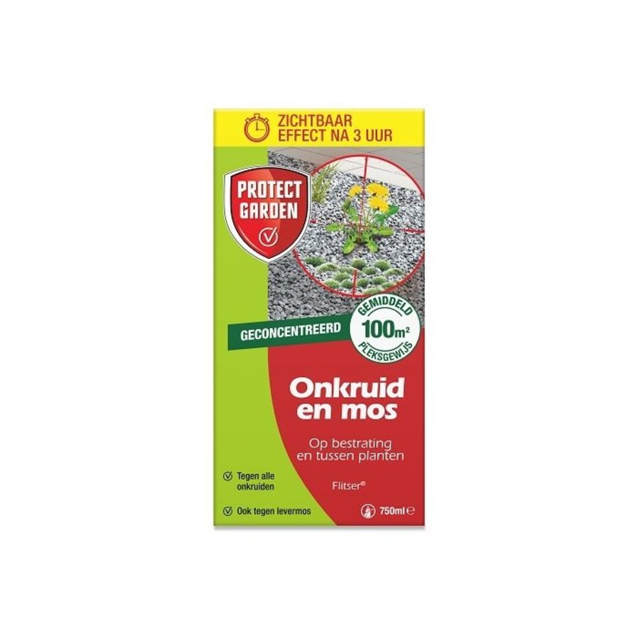 Flitser onkruidbestrijder concentraat voor circa 35 m² | 255 ml